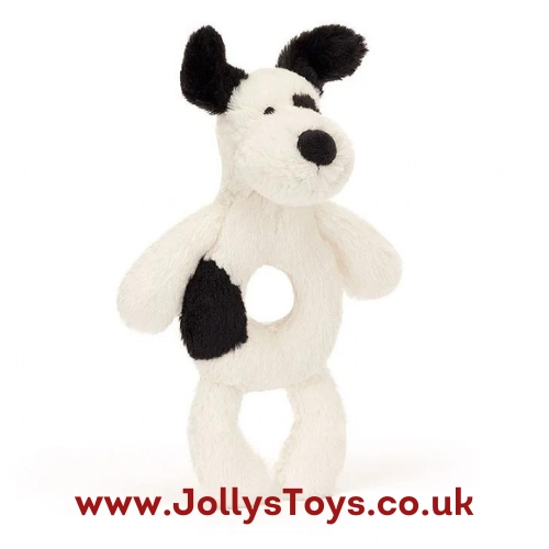 Jellycat Bashful Puppy Ring Rattle